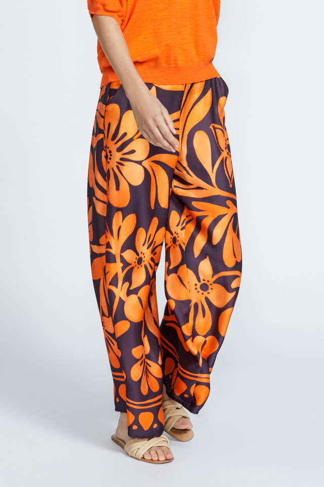 Broek met wijde pijpen