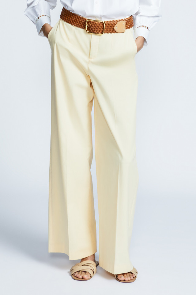 Broek met wijde pijpen