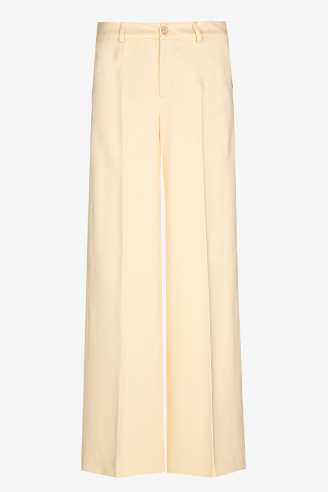 Zachte broek met wijde pijpen