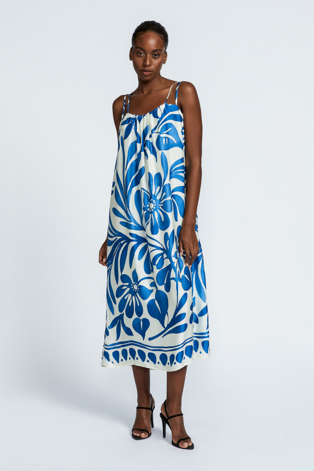 Zomerjurk met bloemenprint