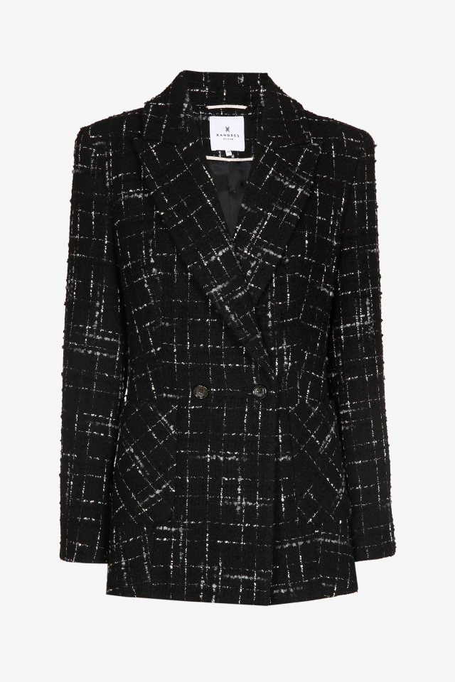 Blazer à double boutonnage