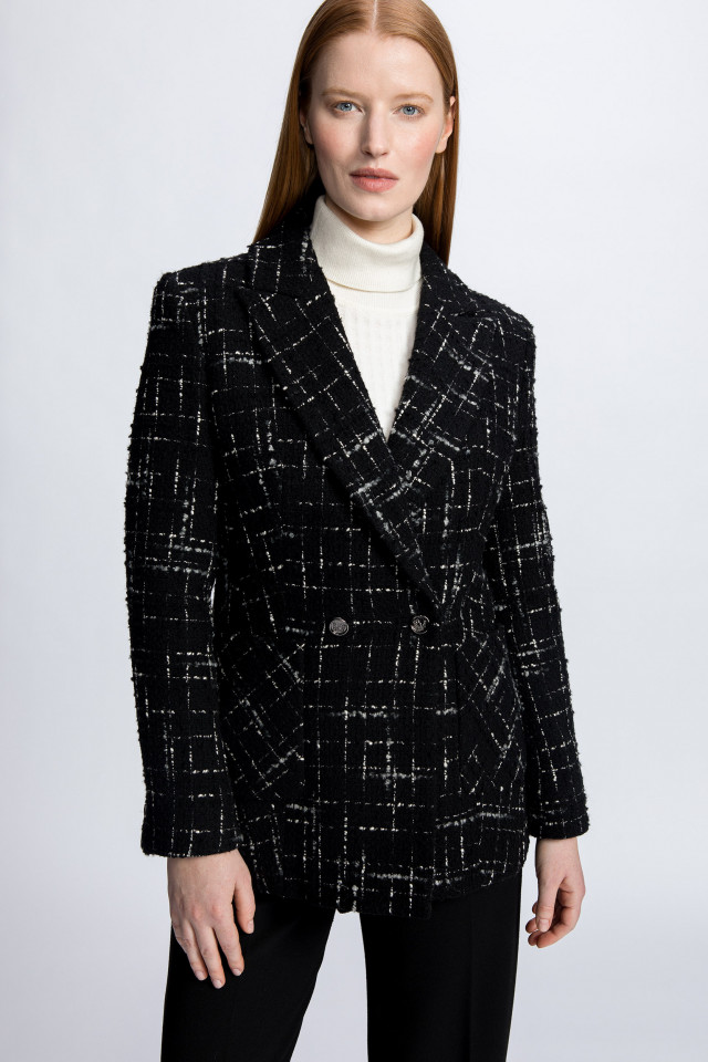 Blazer à double boutonnage