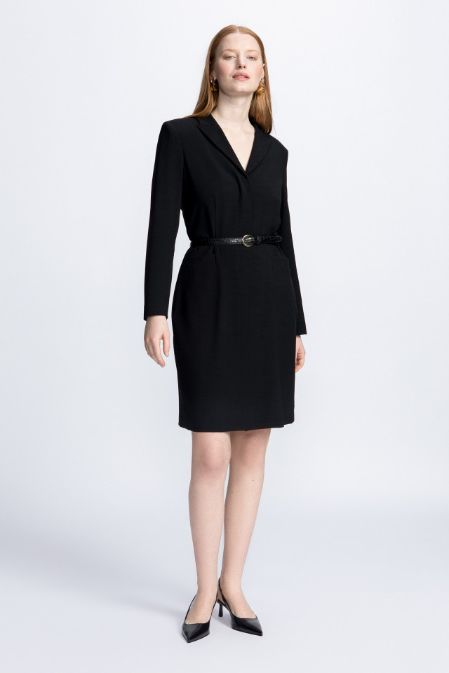 Midi shirt dress