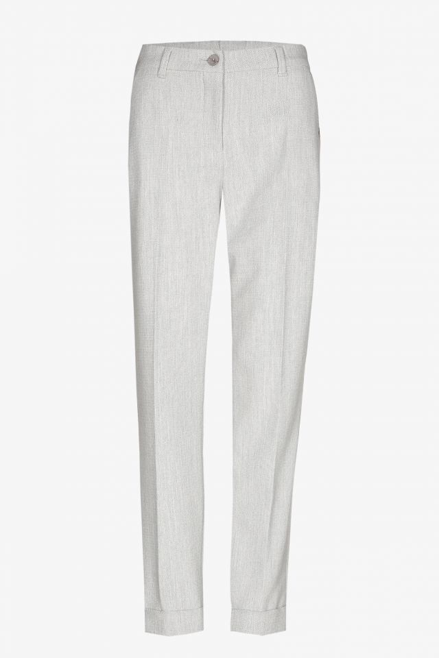 Smart, slim-fit trousers