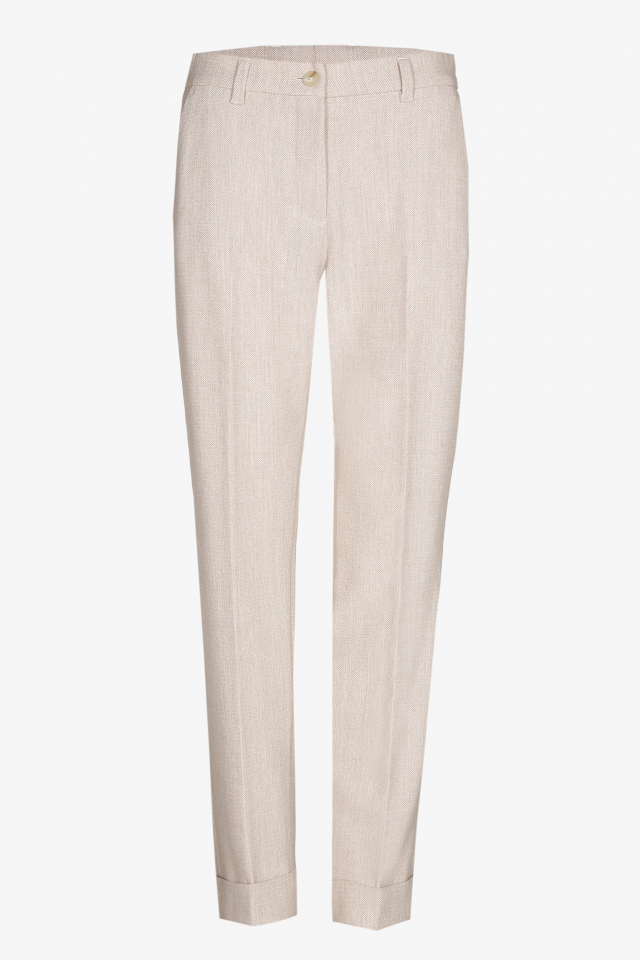 Smart, slim-fit trousers