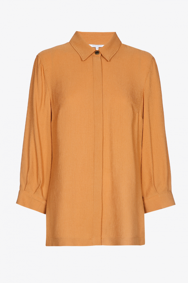 Blouse surdimensionnée avec col de chemise