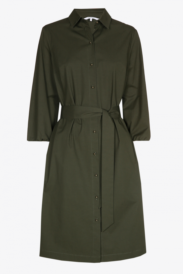 Mid-length cotton dress