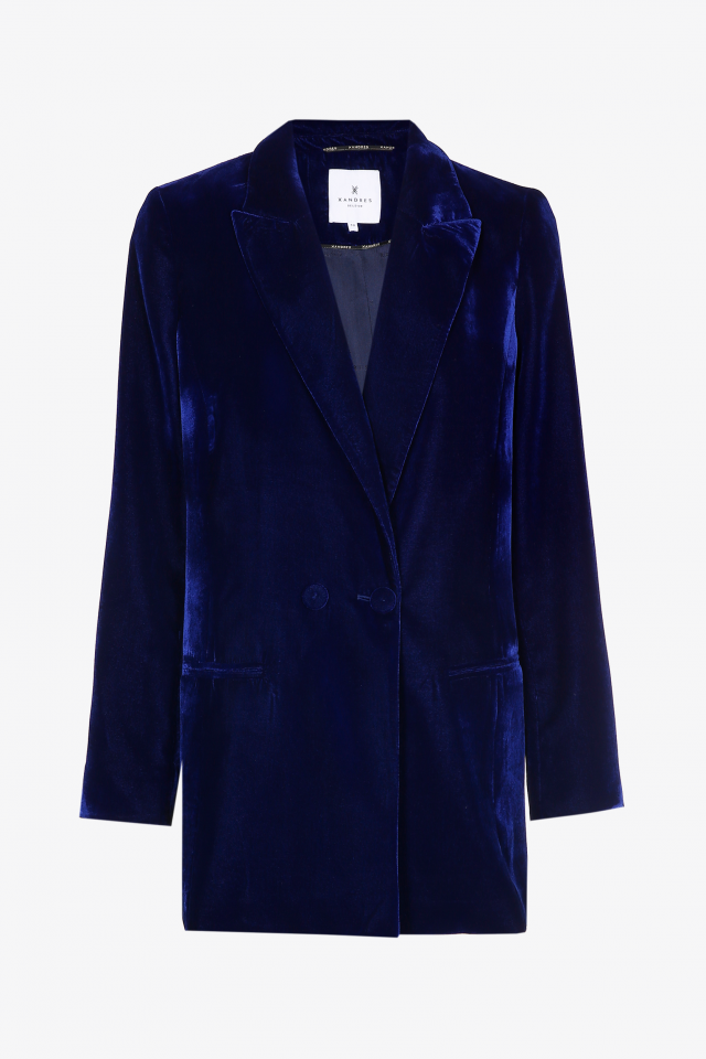 Blazer en velours classique