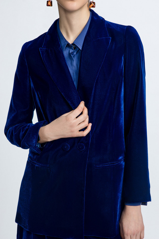Blazer en velours classique