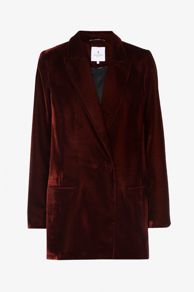 Blazer en velours classique