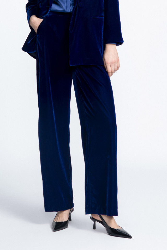 Pantalon en velours large et habillé