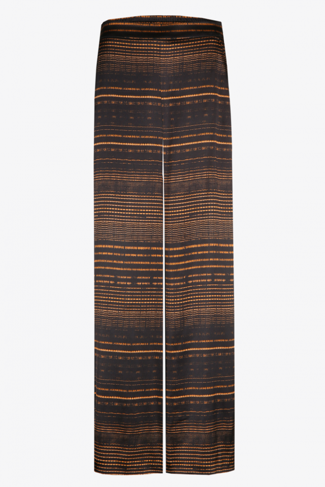 Relaxed trousers with print