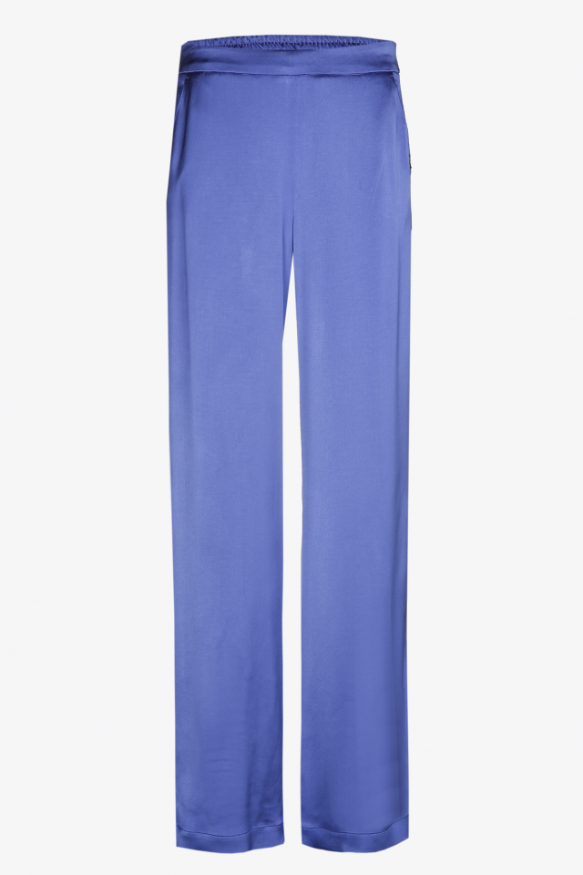 Broek met satijnglans