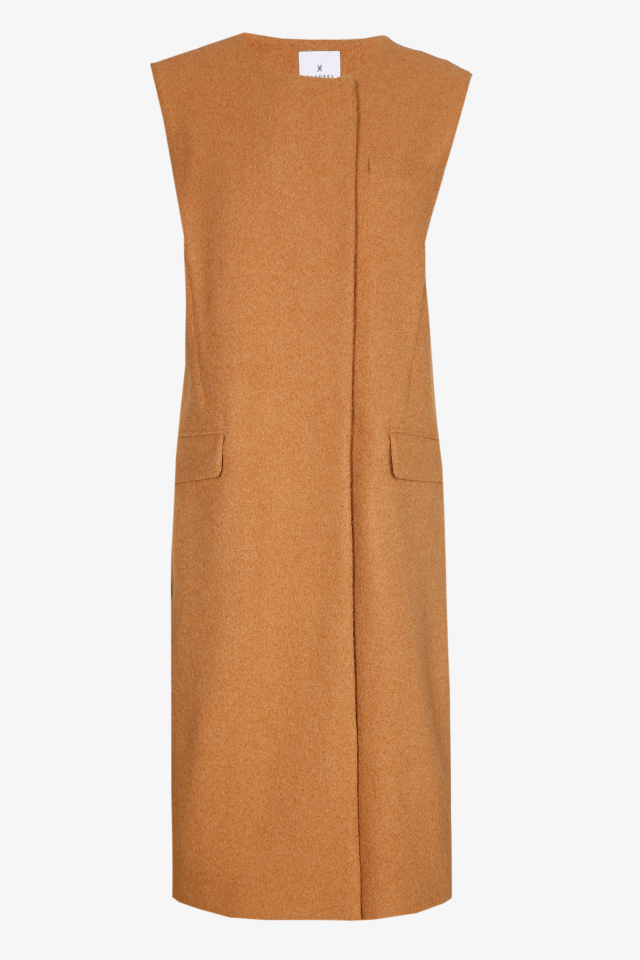 Mouwloos vest met zakken