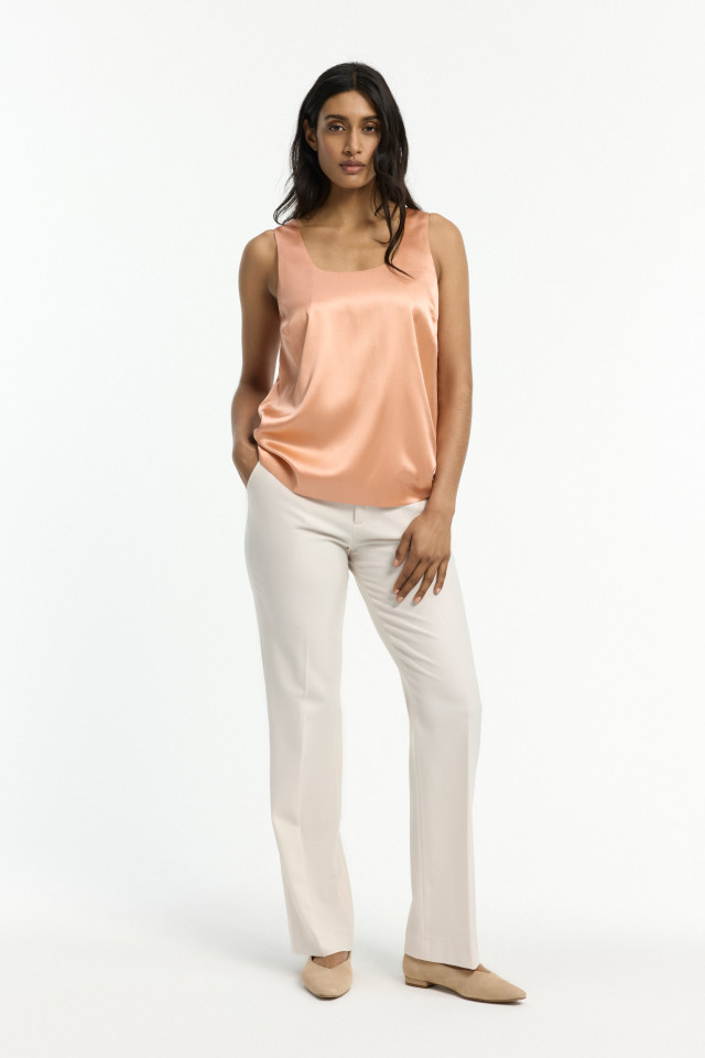 Stretchy broek met smalle pijpen