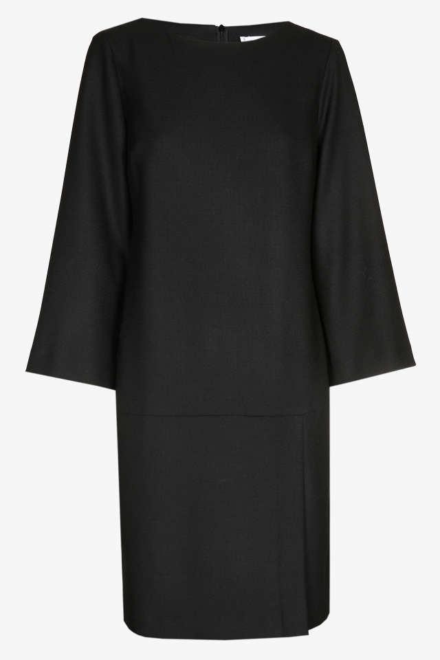 Robe asymétrique avec fente