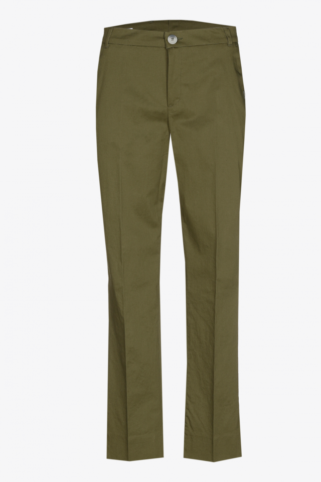 Pantalon à jambes étroites en coton