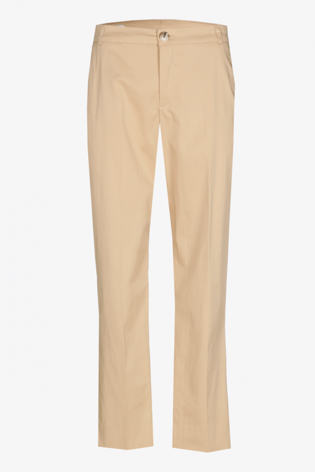 Cotton trousers with narrow legs