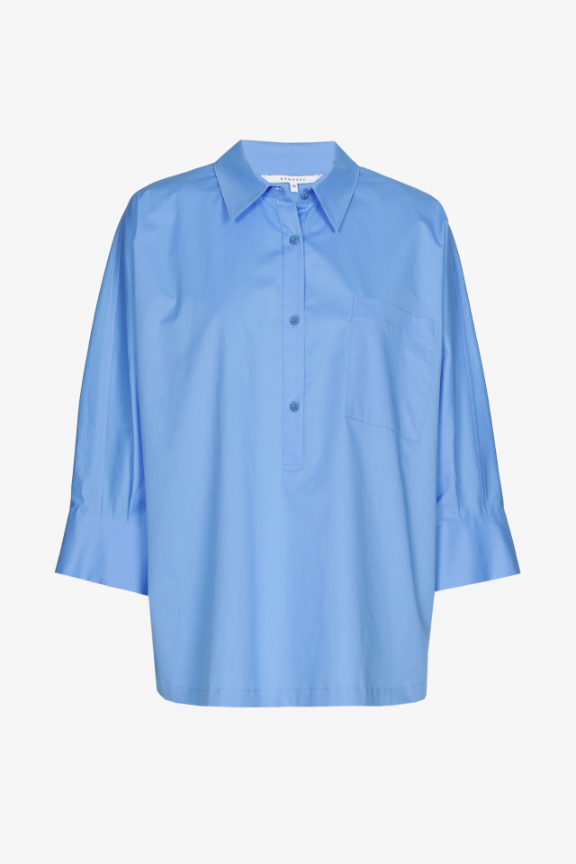 Blouse met knopen op rug