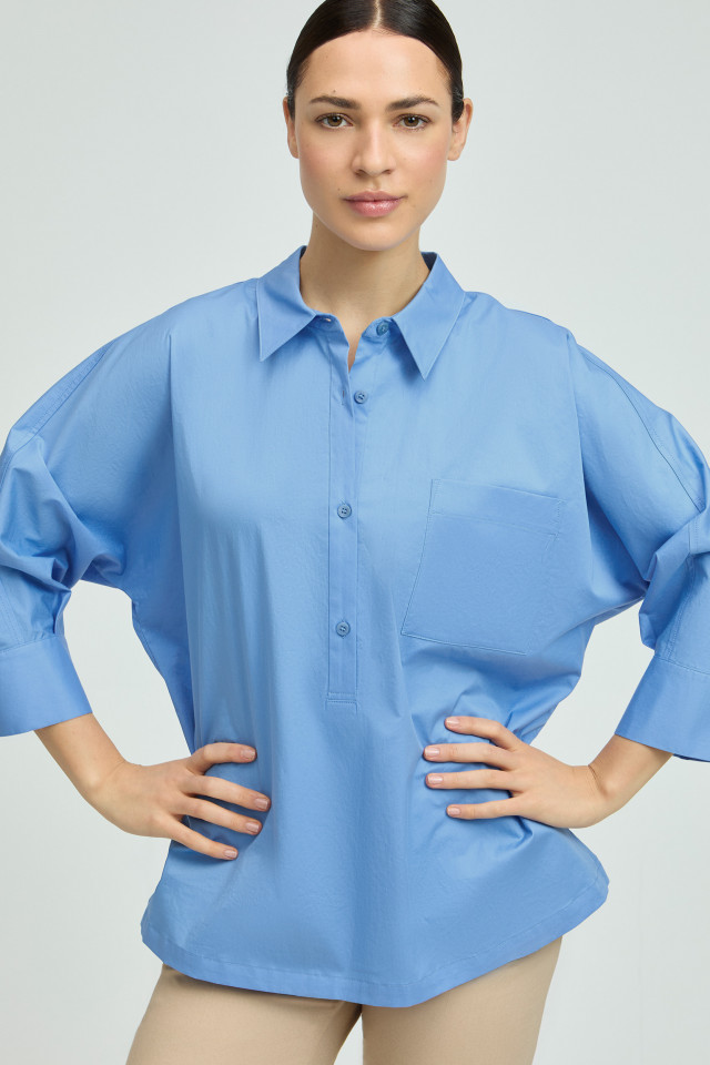 Blouse met knopen op rug
