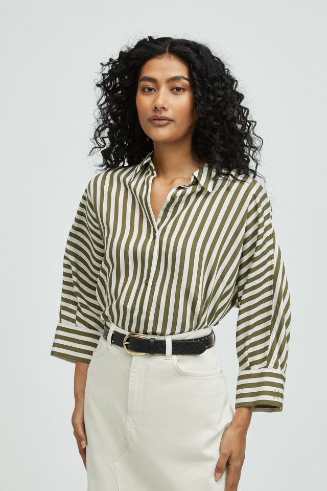 Oversized shirt blouse