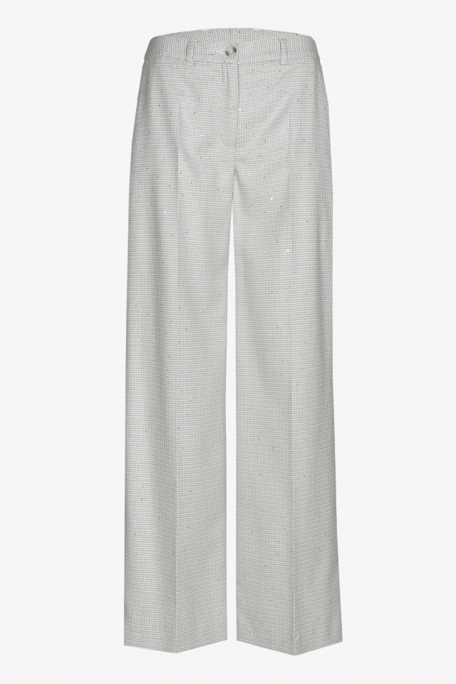 Tailored trousers with studs