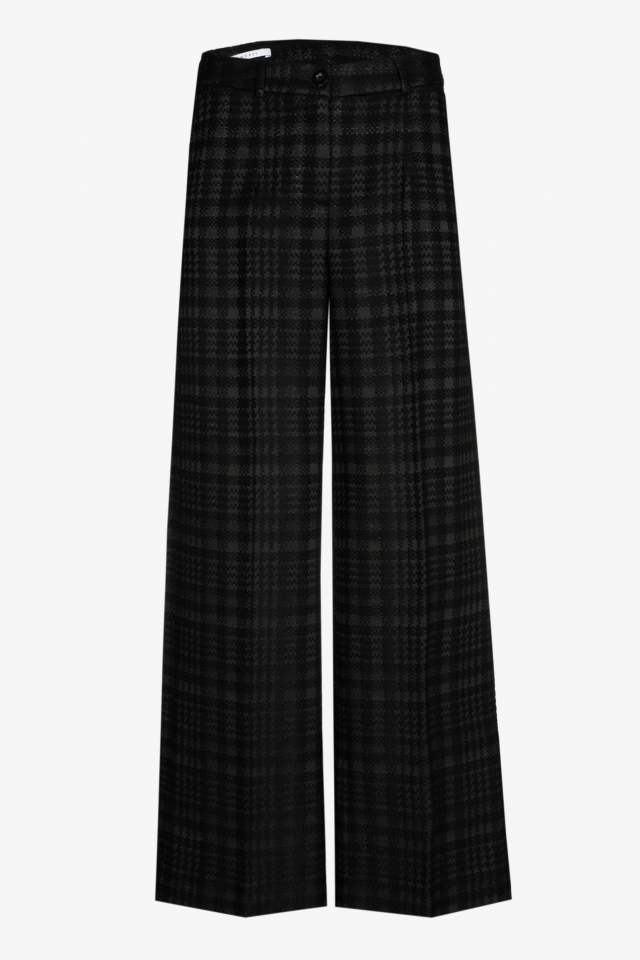 Smart trousers with wide legs