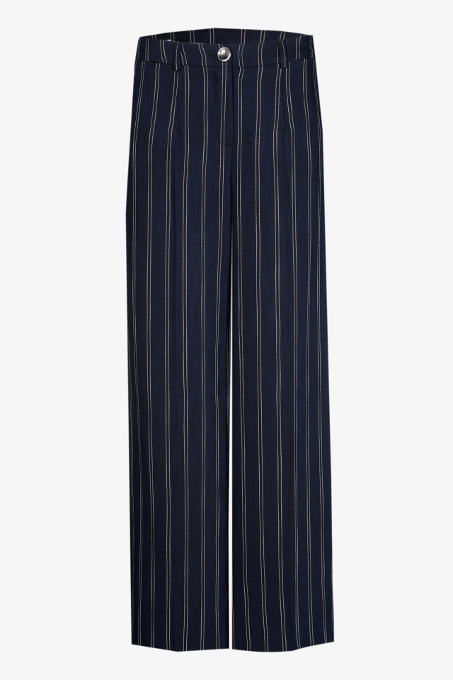 Stylish trousers with pinstripes