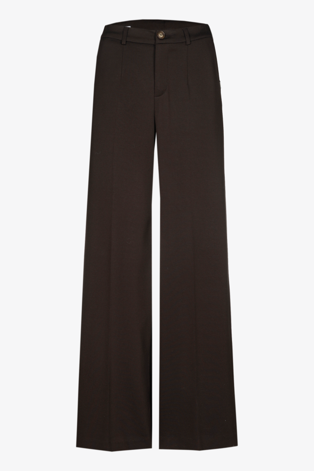 Tailored wide-leg trousers