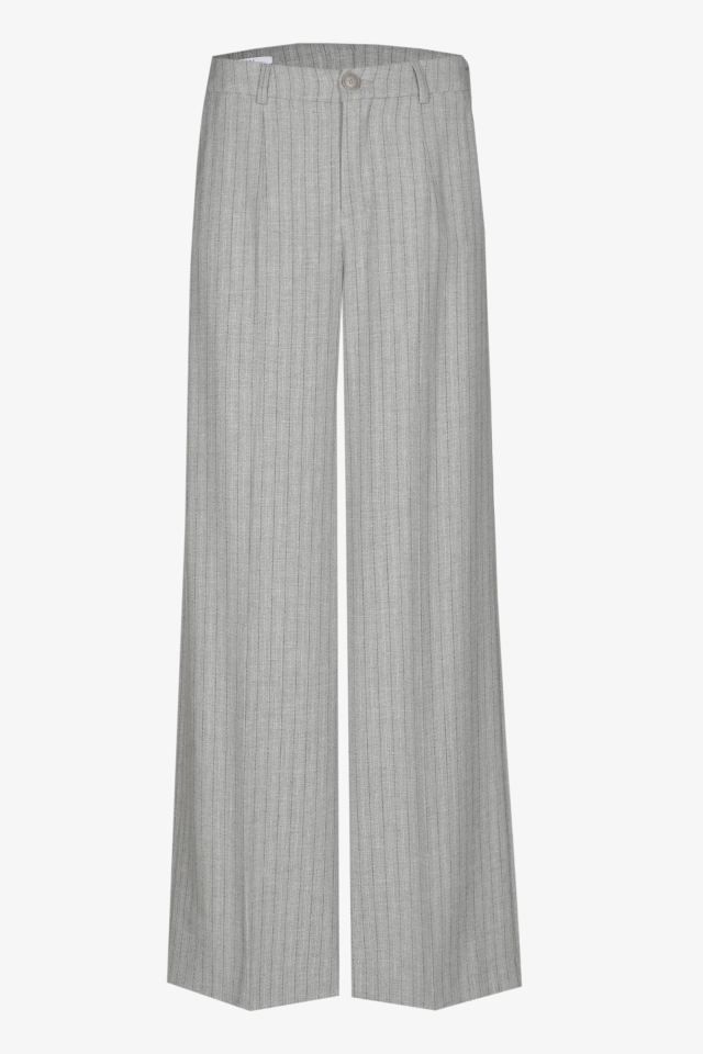 Gestreepte broek met wijde pijpen