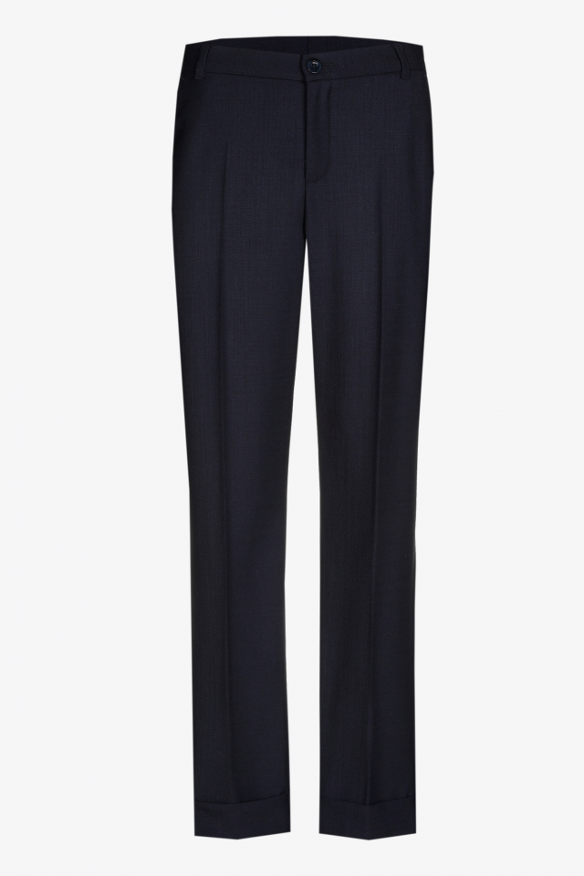 Tailored slim-fit trousers