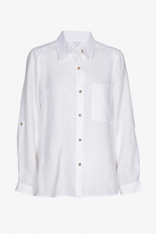 Hemdblouse in zomers linnen