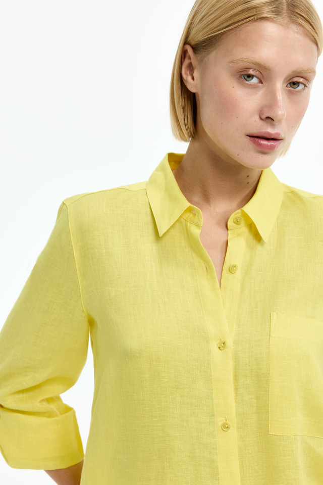Chemisier ample en lin