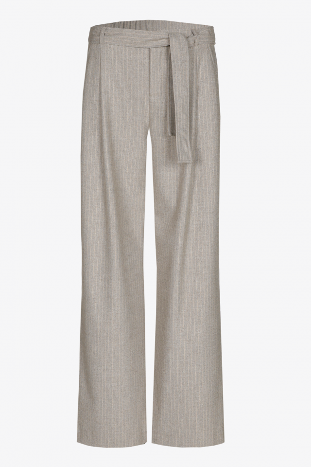Soft trousers with wide legs