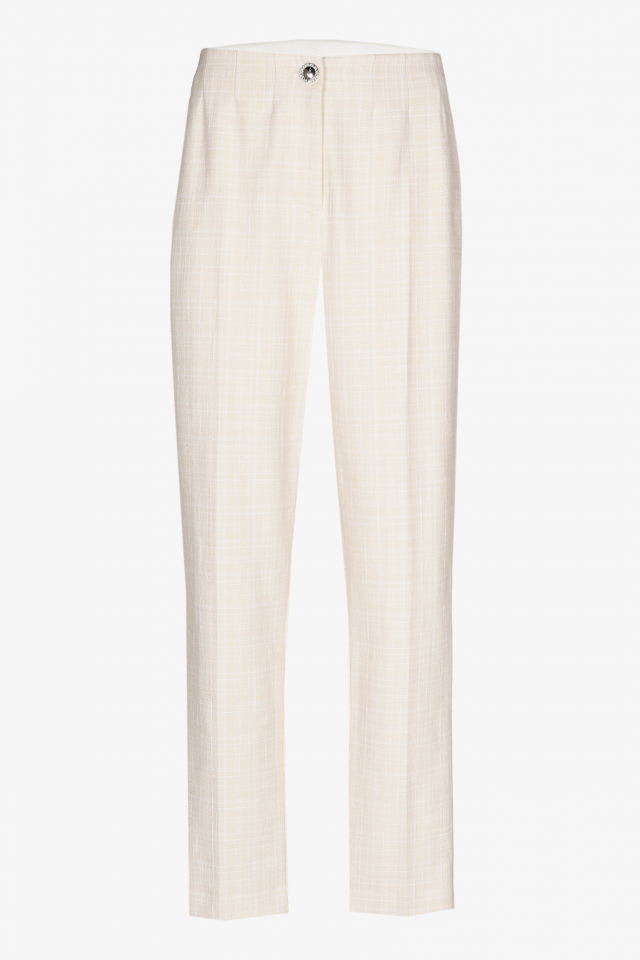 Karohose mit schmalem Bein
