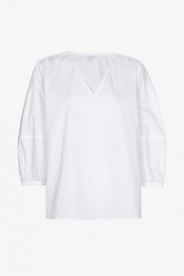 Blouse met pofmouwen