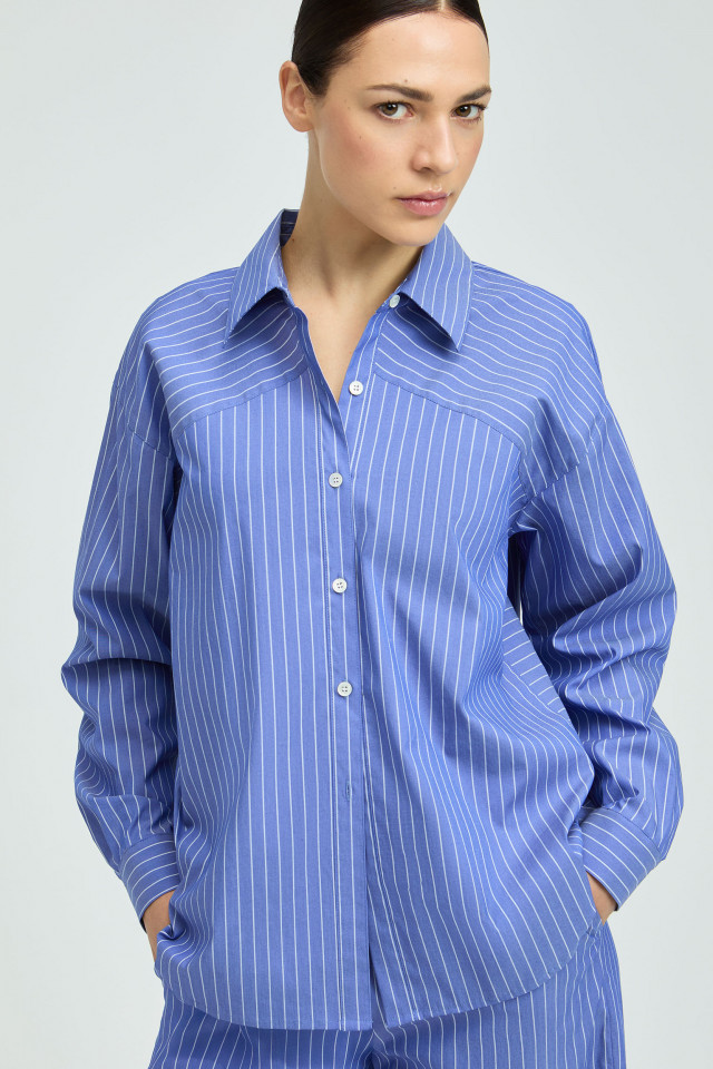 Blouse met strepen