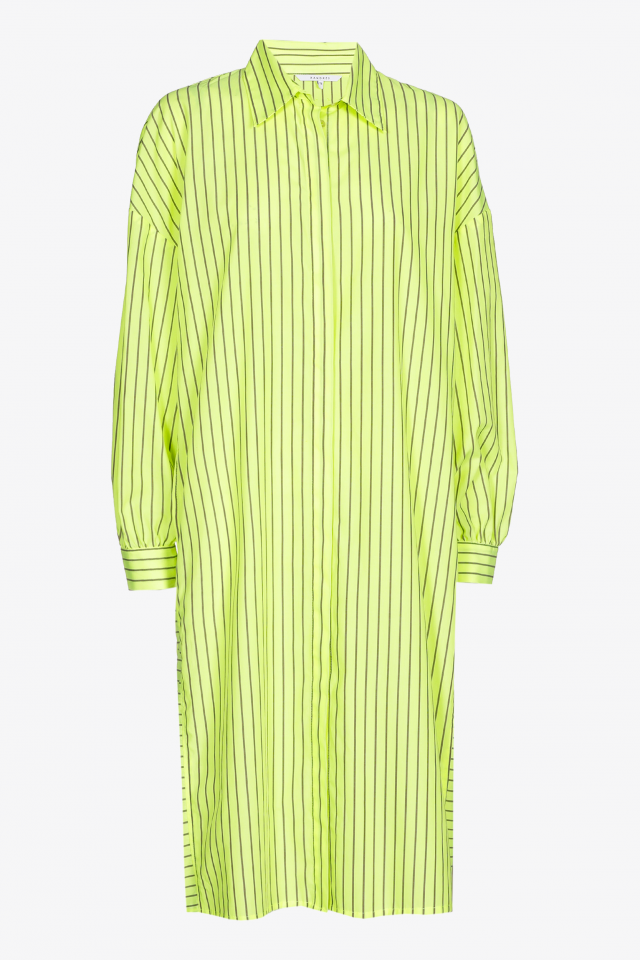 Kleid mit Neonstreifen