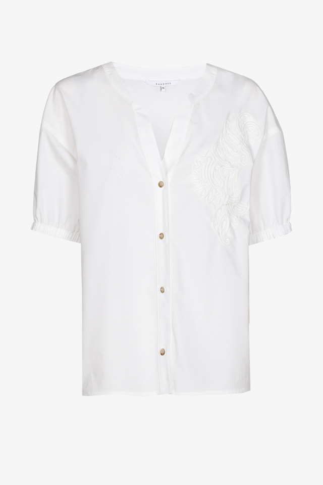 Blouse met borduur