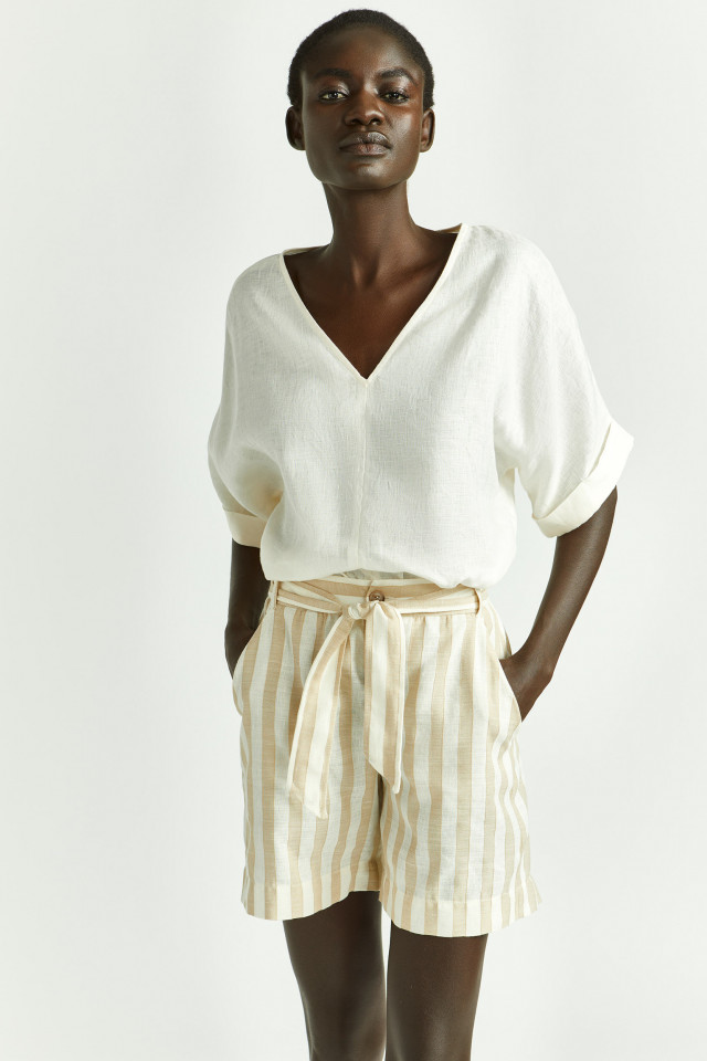 Blouse in zomers linnen