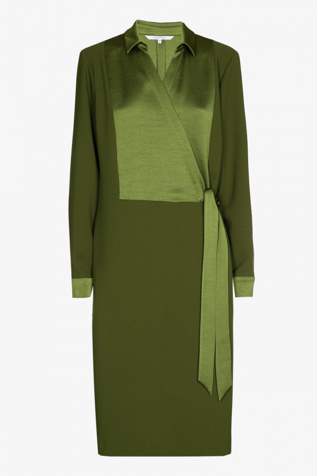 Robe avec nœud fantaisie 