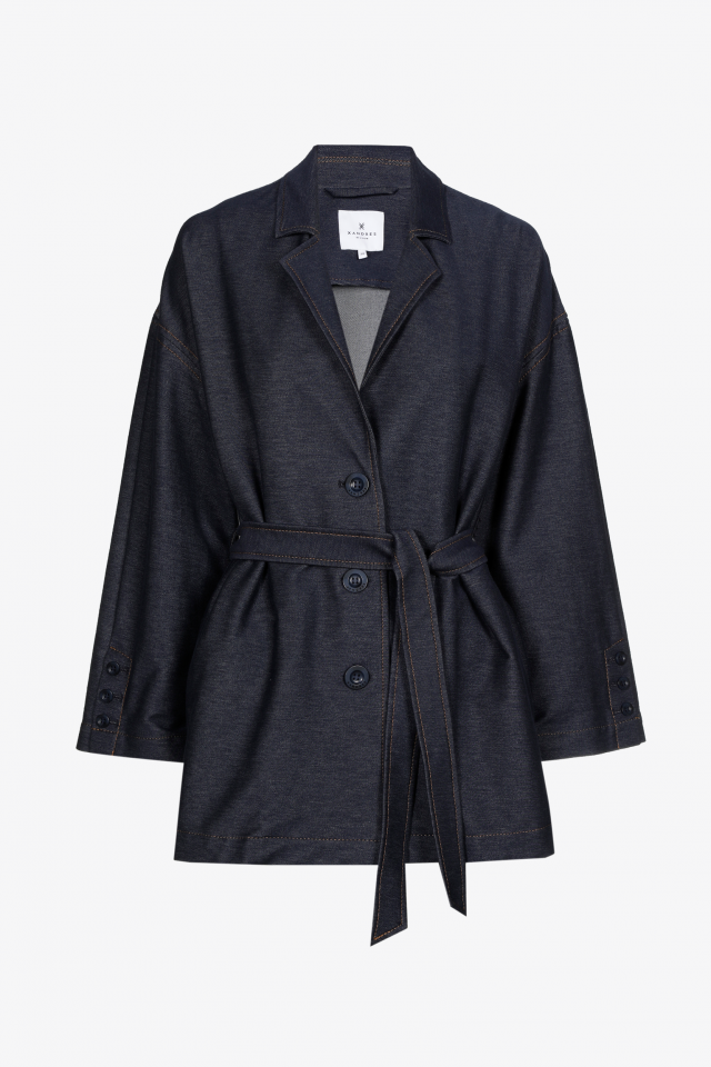 Gekleed denim jasje