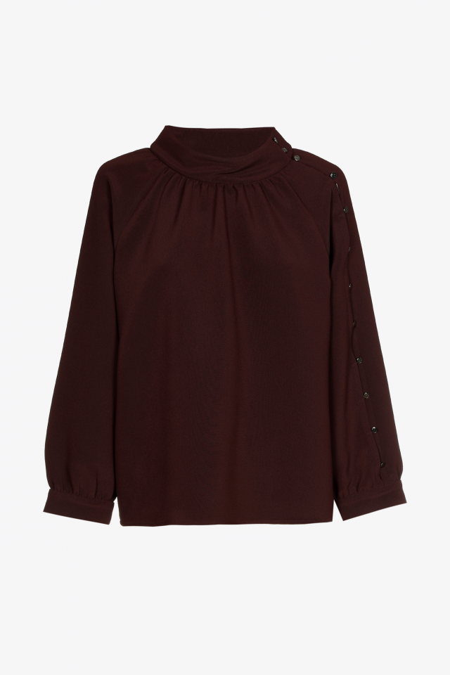 Blouse met knoopdetail aan mouw