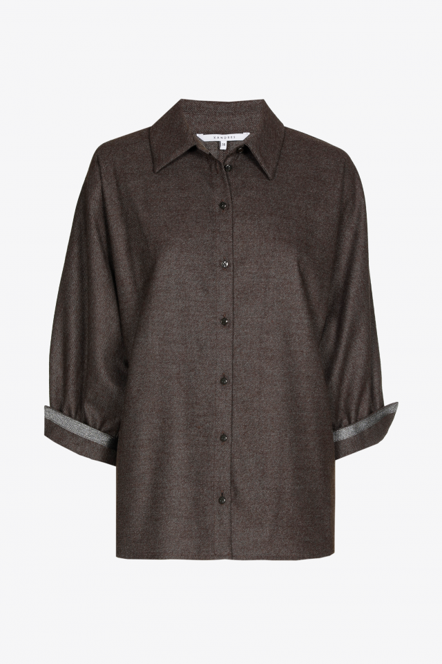 Flanellbluse 