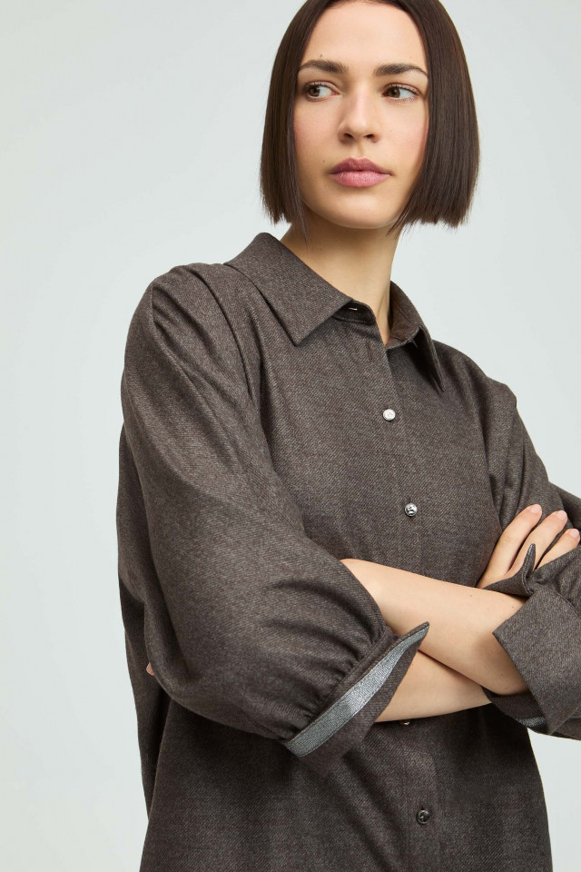 Flanellbluse 