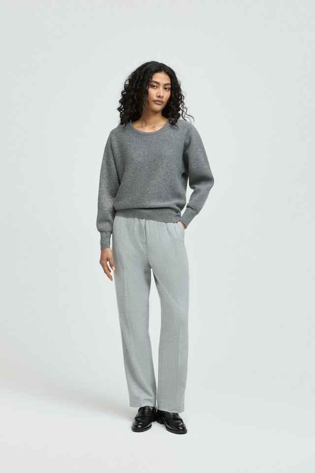 Broek met elastische taille