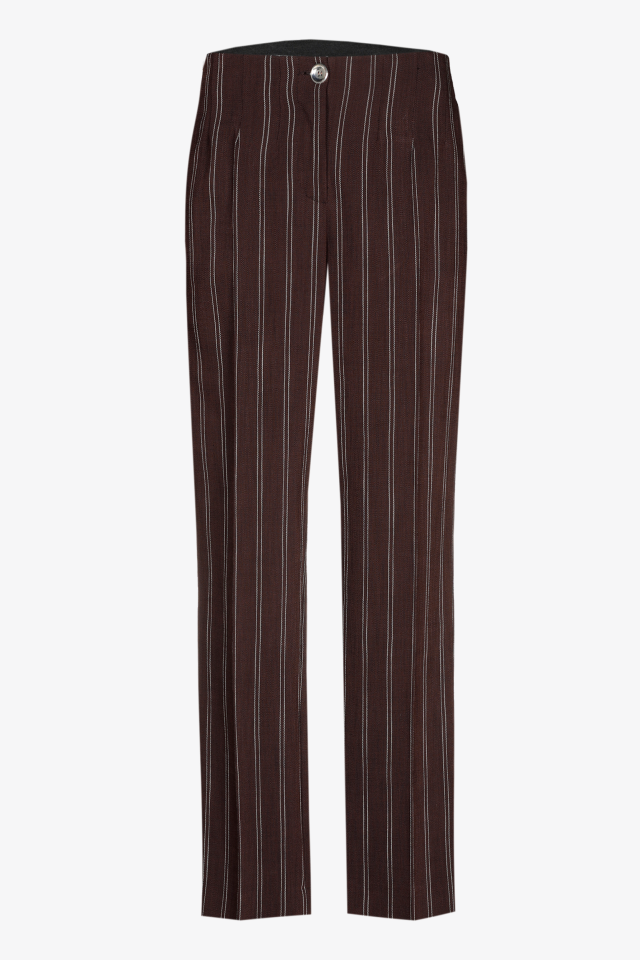Pantalon aux rayures élégantes