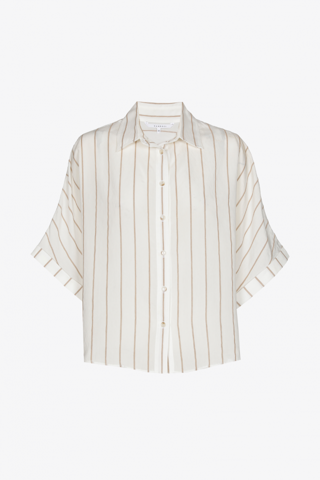 Blouse with pinstripe