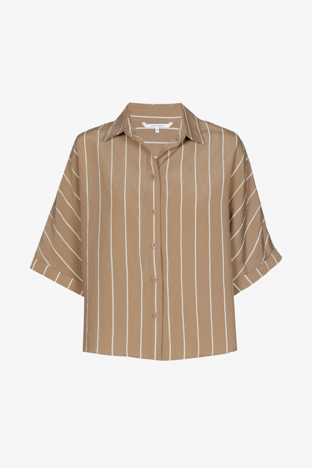 Blouse met pinstripe