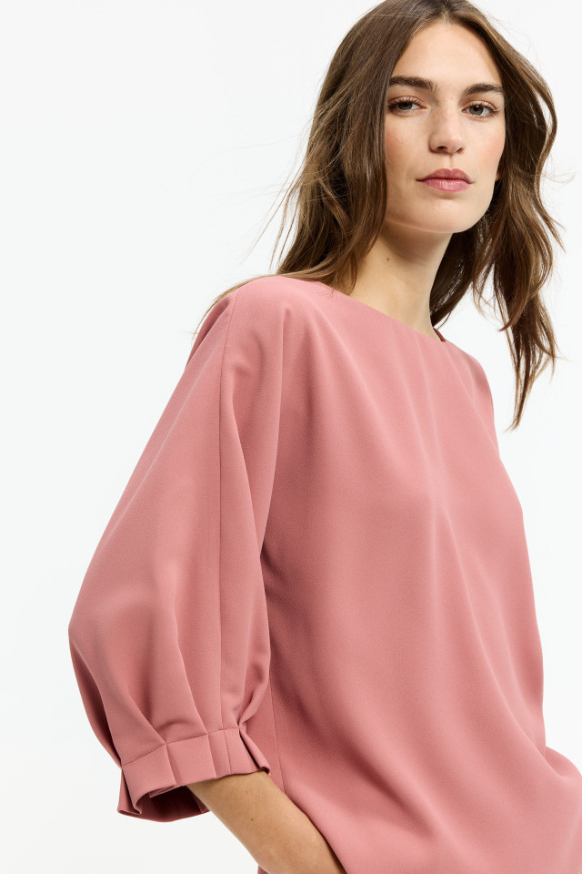 Bluse mit elegantem Faltendetail